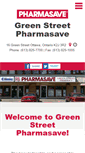 Mobile Screenshot of greenstreetpharmasave.com